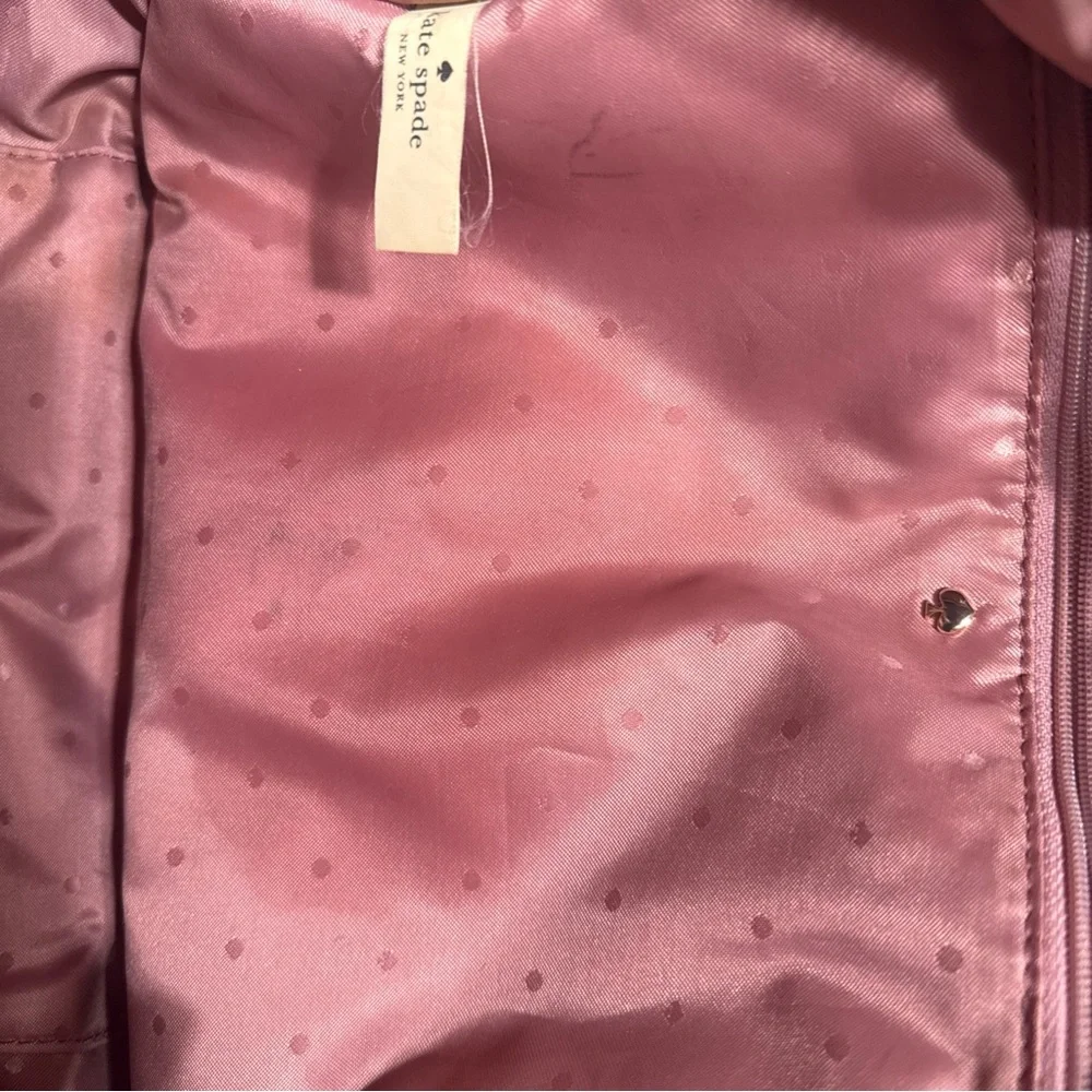 Kate Spade Black and Gold Quilted Backpack - Picture 9 of 11